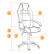 Кресло DRIVER (22) кож/зам/ткань, черный/оранжевый, 36-6/TW-07