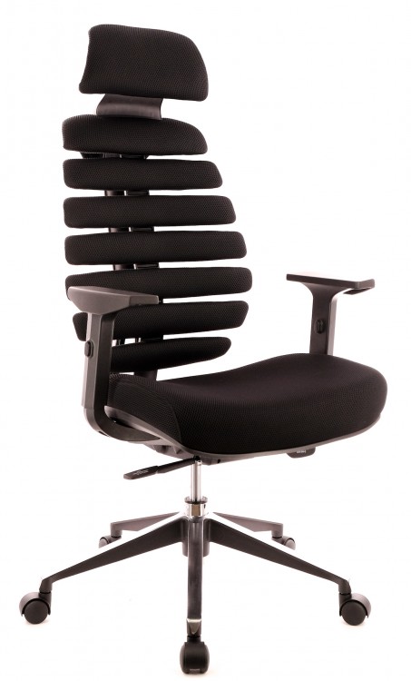 Эргономичное кресло Everprof Ergo Black ткань черный