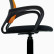 Кресло BRABIX «Fly MG-396», с подлокотниками, сетка, оранжевое/черное, 532084