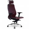 Кресло для руководителя Samurai K-3.04 темно-бордовый NewLeather