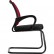 Кресло для посетителя Метта SU-CS-9/подл.106/осн.008 красный, сетка/ткань