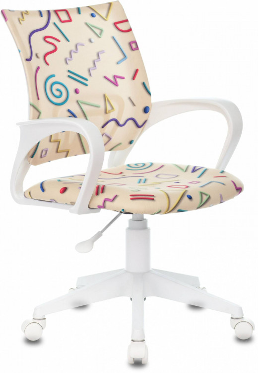 Кресло детское Бюрократ BUROKIDS 1 W, обивка: ткань, цвет: песочный