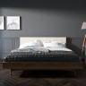 Кровать в Скандинавском стиле двуспальная &quot;Bruni white&quot; 160*200 арт BR-16WH