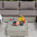 Модуль диванный прямой с подушками "Лунго", цвет графит (гиацинт)