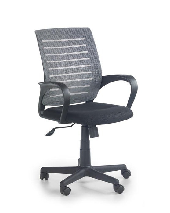 Кресло компьютерное HALMAR SANTANA (мембранная ткань - черно-серый)