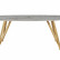 Стол обеденный Соар-2 F-1690,180х90х76 см, серо-золотая керамика/золото