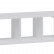 Стеллаж Фора 3, с тремя открытыми ячейками, тамбурат, цвет белый