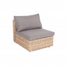 Модуль диванный прямой с подушками &quot;Лунго&quot;, цвет соломенный (гиацинт)