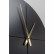 Часы настенные Andrea, коллекция "Андреа" 60*60*4, МДФ, Алюминий, АБС-пластик, Черный