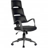 Кресло Riva Chair SAKURA черное для руководителя, черный пластик, ткань
