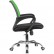 Компьютерное кресло Riva Chair 8085 JE зеленое, хром, спинка сетка