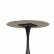 Стол Tulip D90, столешница керамика черный мрамор /опора черный