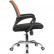 Компьютерное кресло Riva Chair 8085 JE оранжевое, хром, спинка сетка