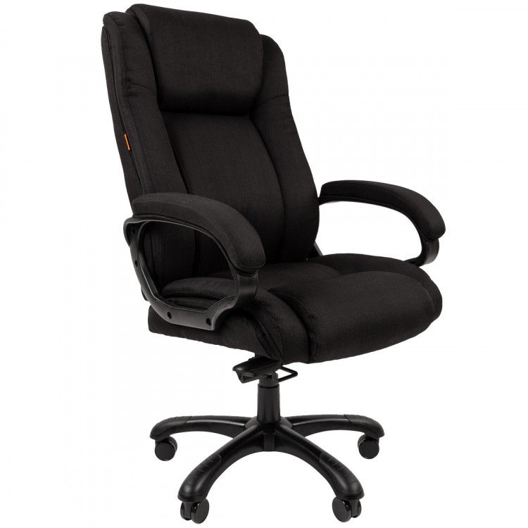 Офисное кресло Chairman 410 Россия ткань SX черная (черный пластик)