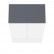 Мори Шкаф МШ900.1, цвет графит/белый, ШхГхВ 90,4х50,4х179,6 см.