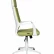 Кресло офисное / IQ / (White plastic green) белый пластик / зеленая ткань