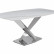 Стол обеденный Интерно Силвер DT-2883, 180х90х75 см, белый мрамор/серебро