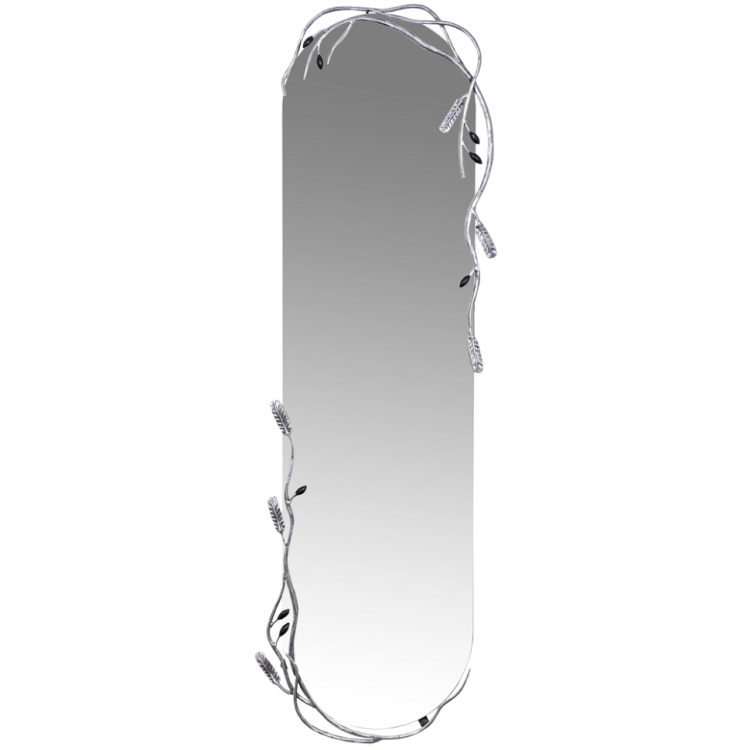 Настенное зеркало Oliva Branch Айс Античное серебро