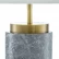 Настольная лампа Lxry отделка серый мрамор, состаренная латунь, белый абажур EH.L-4.LT.1807