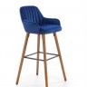 Барный стул HALMAR H93 (ткань - темно-синий)