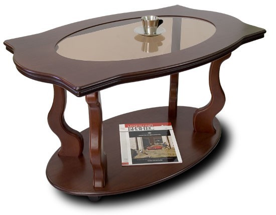 Журнальный столик из массива дуба Мебелик Берже-3С
