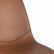 Стул Stool Group Саксон коричневый, удобное сиденье, металлические ножки