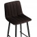 Барный стул Notta - собственное производство Дани коричневый / черный