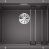 Кухонная мойка Blanco Etagon 500-U (темная скала, с отводной арматурой InFino®)