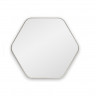 Зеркало Hexagon S Silver в тонкой раме Smal