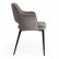 Кресло VALKYRIA (mod. 711) ткань/металл, 55х55х80 см, высота до сиденья 48 см, серый barkhat 26/черный