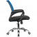 Компьютерное кресло Riva Chair 8085 JE синее, хром, спинка сетка