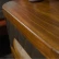 Прикроватная тумбочка Tiffany отделка орех Canaletto, темно-коричневая кожа (P_70) TC.BST.MO.384