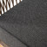 Кресло плетеное "Канны" из роупа, основание дуб, роуп коричневый круглый, ткань темно-серая