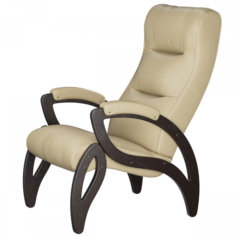 Кресло для отдыха Весна Компакт экокожа EVA2, каркас венге