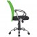 Компьютерное кресло Riva Chair 8075 зеленое, хром, спинка сетка
