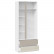 Шкаф для одежды комбинированный «Сканди» (Дуб Гарден/Белая/Глиняный серый)