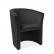 Кресло SIGNAL TM-1 VELVET (цвет черный BLUVEL 19, ножки - венге)