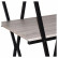 Стол на металлокаркасе BRABIX «LOFT CD-004», 1200×535×1110 мм, 3 полки, цвет дуб антик, 641219
