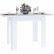Стол обеденный Сокол СО-1 раскладной, цвет белый, ШхГхВ 80х60х77 см., разложенный 120х80х76 см., весь белый стол