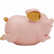 Копилка Pig, коллекция "Свинья" 22*14*12, Полирезин, Розовый, Золотой