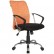Компьютерное кресло Riva Chair 8075 оранжевое, хром, спинка сетка
