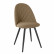 Комплект стульев Диор (2 шт), черный велюр бежевый