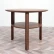 Приставной столик отделка шпон грецкого ореха (timber tobacco V36EX) MDI.ST.RD.72