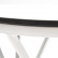 Журнальный стол "Сантьяго" из HPL круглый Ø40 H55, каркас из стали белый, цвет столешницы "молочный"