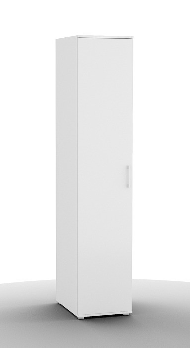 Шкаф для одежды DOMENICA ШО-01, фасад белый глянец